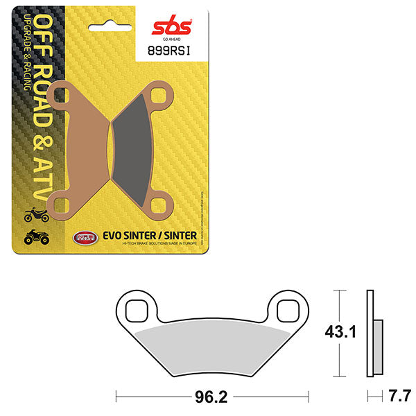 SBS EVO SINTER BRAKE PAD (6280899108)
