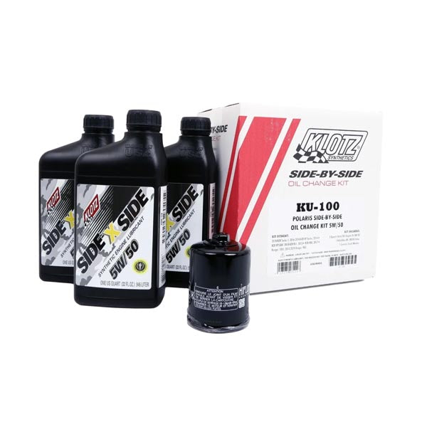 Klotz Side-by-Side Oil Change Kit 5W-50 (KU-100)