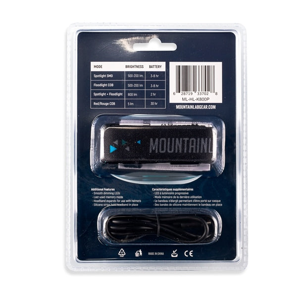 Mountain Lab Kinetic 5800 Pro Headlamp (919023)