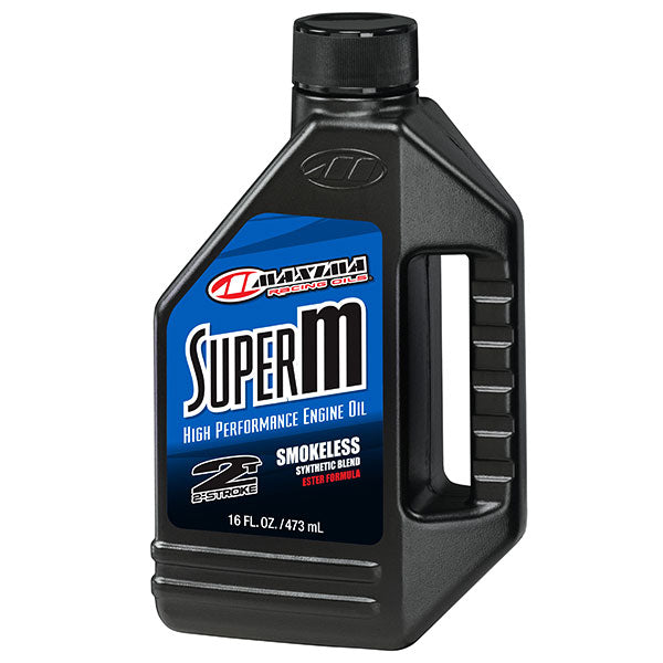 Huile prémélangée Maxima Racing Oils Super M, 12 unités