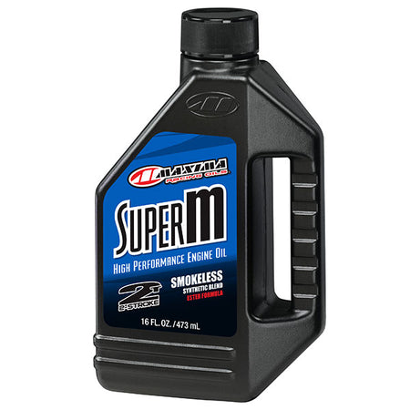 Huile prémélangée Maxima Racing Oils Super M, 12 unités