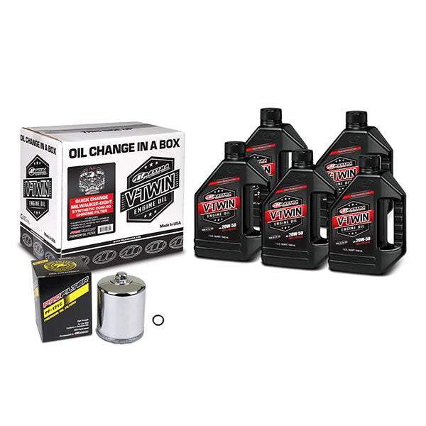 MAXIMA RACING OILS V-TWIN OIL QUICK CHANGE KIT
