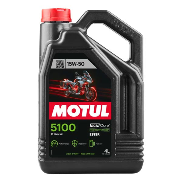 MOTUL 5100 15W-50 4T EA Of 4 (104083)