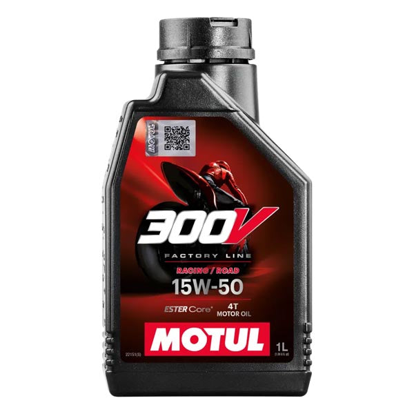 MOTUL 300V ROAD RACING 15W50 EA Of 12 (104125)