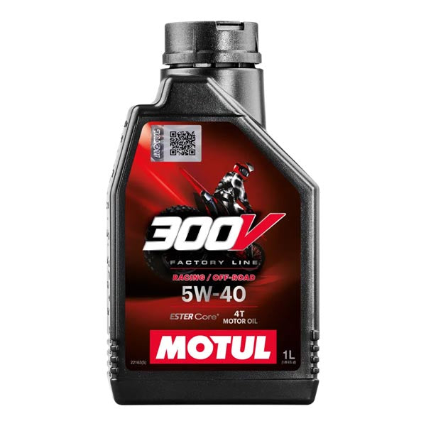 MOTUL 300V FACTORY LINE OFF ROAD 5W-40 4T EA Of 12 (104134)