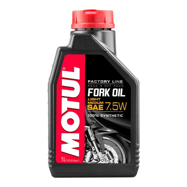 MOTUL FORK OIL FACTORY LINE LIGHT / MEDIUM 7.5W EA Of 12 (114438)