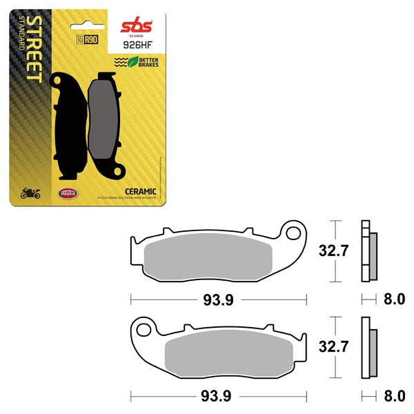 SBS CERAMIC BRAKE PAD (6190926100)