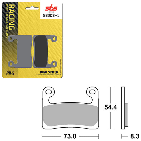 SBS DS-1 DUAL SINTER DYNAMIC RACING CONCEPT PAD (6370960108)