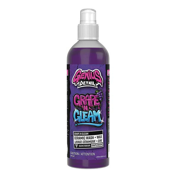 Genius Detail Grape N Gleam Ceramic Wash & Wax EA Of 24 (GD-14500)