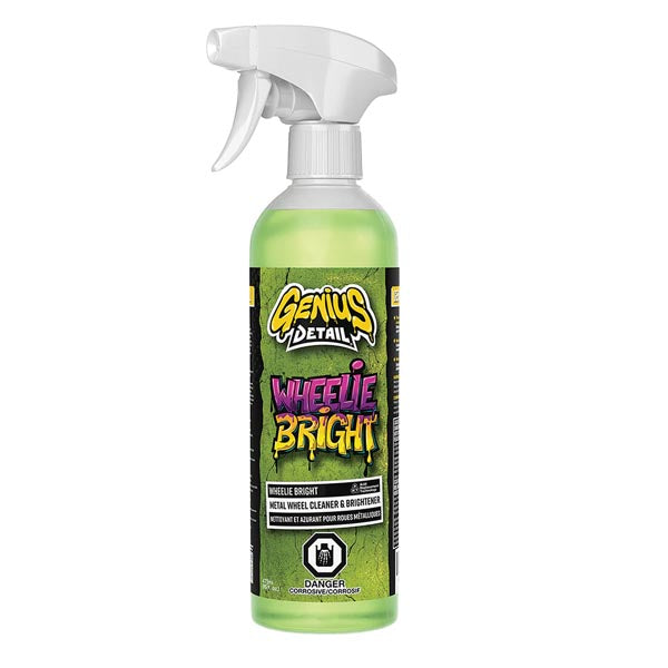 Genius Detail Wheelie Bright Metal Wheel Cleaner & Brightener EA Of 24 (GD-30500)