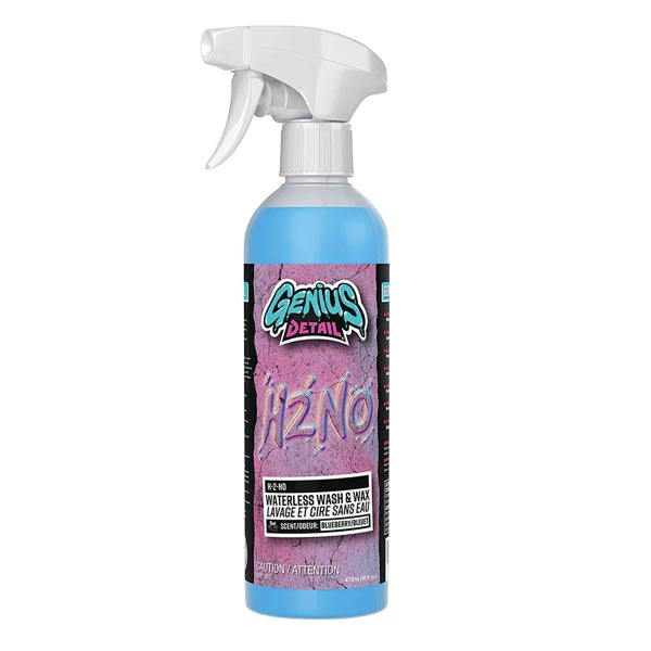 Genius Detail H-2-NO Waterless Wash & Wax EA Of 24 (GD-36500)