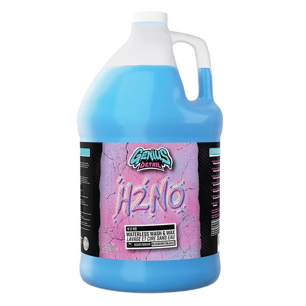 Genius Detail H-2-NO Waterless Wash & Wax EA Of 4 (GD-36501)