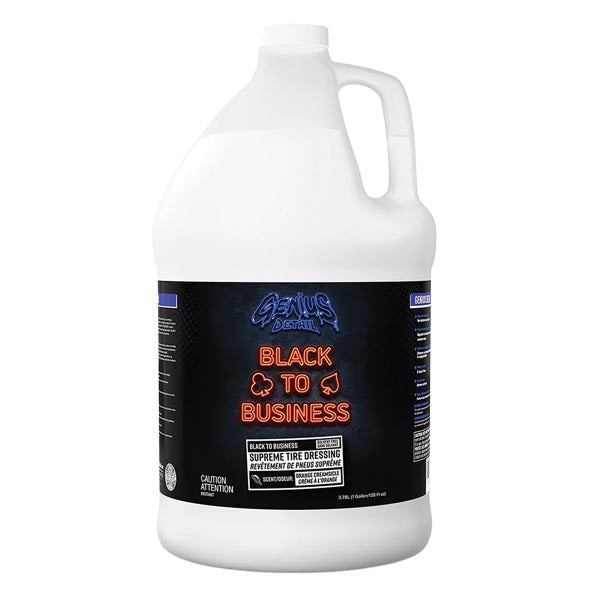 Genius Detail Black to Business Supreme Tire Dressing EA Of 4 (GD-32501)