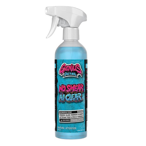 Genius Detail No Smear All Clear Window-Glass-Mirror Cleaner EA Of 24 (GD-27500)