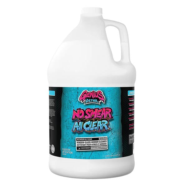 Genius Detail No Smear All Clear Window-Glass-Mirror Cleaner EA Of 4 (GD-27501)
