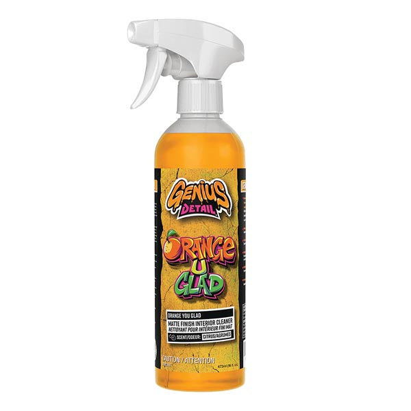 Genius Detail Orange U Glad Matte Finish Interior Cleaner EA Of 24 (GD-39500)