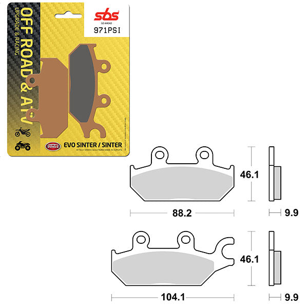 SBS EVO SINTER BRAKE PAD (6450971108)