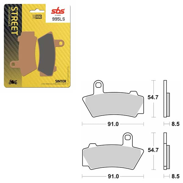 SBS PERFORMANCE LS SINTER BRAKE PAD (6260995100)