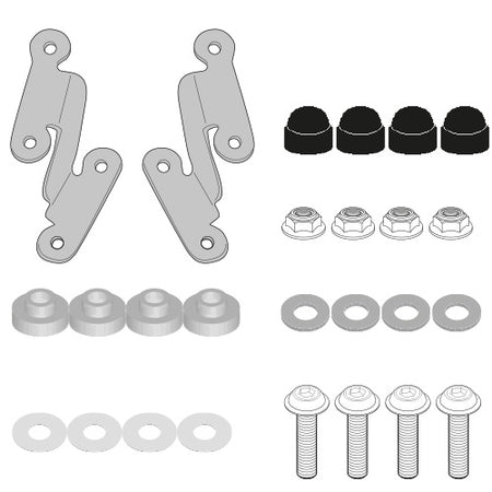 GIVI Windscreen Mounting Kit 1173S MT07 (076-A2157A)