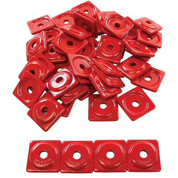 PLAQUE DE SUPPORT DE PELLE CARRÉ WOODY'S