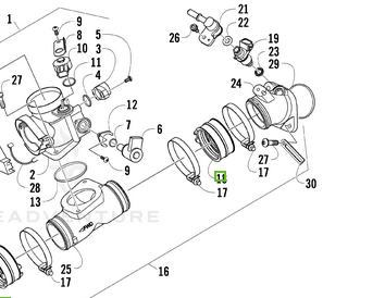 0470-660 BOOT.INTAKE MANIFOLD
