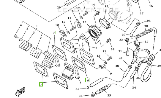 3021-260 JOINT. COLLECTEUR