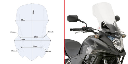 GIVI DS Windshield Honda CB500X 2013 (076-D1121ST)