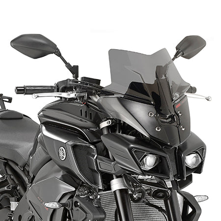 GIVI Windscreen Low GLOSS Black Yamaha FZ10 2017 (076-D2129B)