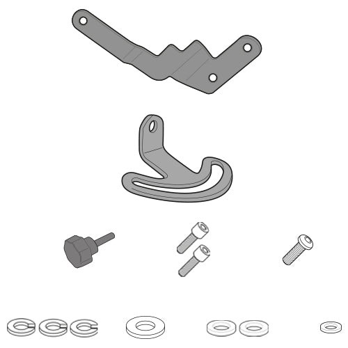 GIVI Mounting Kit Windscreen R1200GS 2013 (076-D5108KIT)