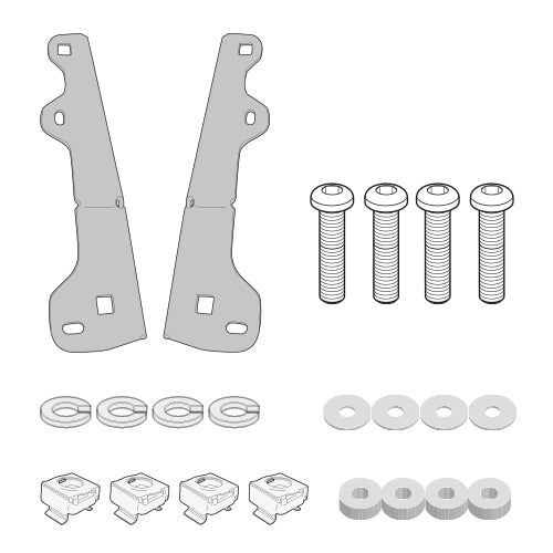 GIVI Specific Kit Install D5127S/ST/AF5127 ON F750GS (076-D5129KIT)