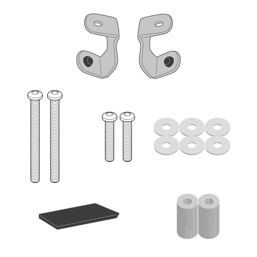 GIVI MOUNTIG Kit SPEC for WINDSCREE 076-5130DT (076-D5130KIT)