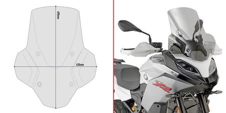 GIVI SMOKE Windscreen BMW F900XR (076-D5137S)