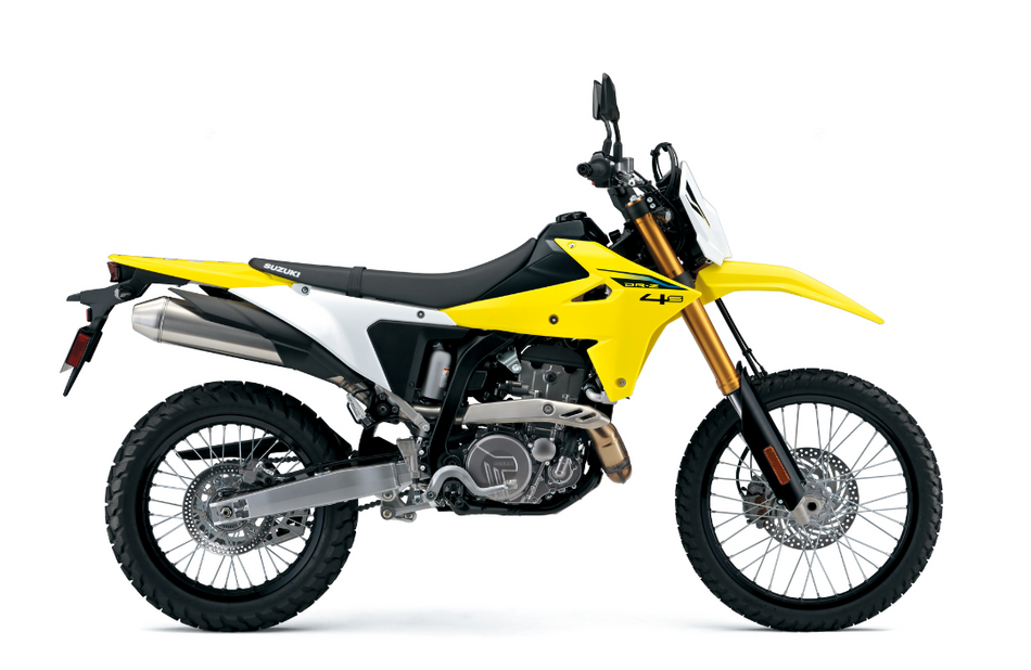 2025 Suzuki DR-Z4S Champion Yellow
