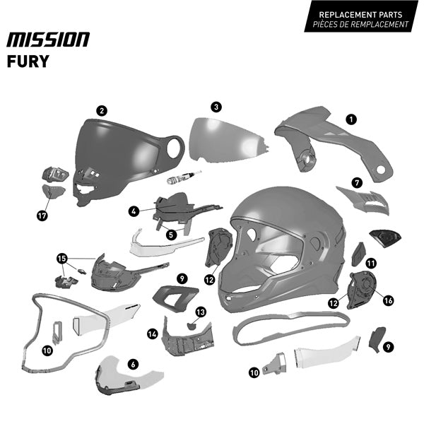 CKX Mission Free-Face Helmet (518104)