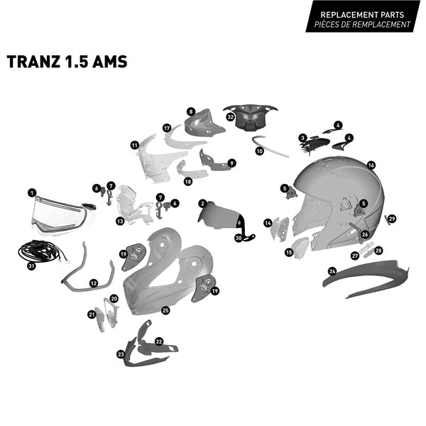CKX Tranz 1.5 AMS Modular Helmet (512591)