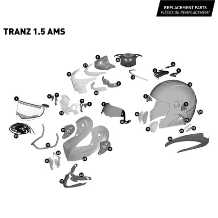 CKX Tranz 1.5 AMS Modular Helmet (516357)
