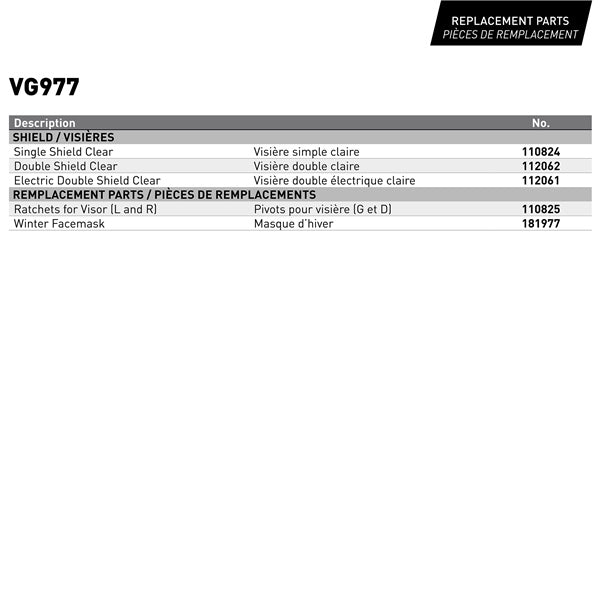 CKX VG977 Open-Face Helmet, Winter (577016)