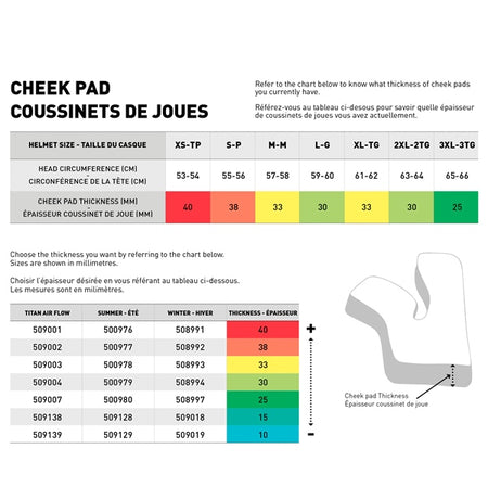 CKX Titan Cheek Pad, Winter (508994)