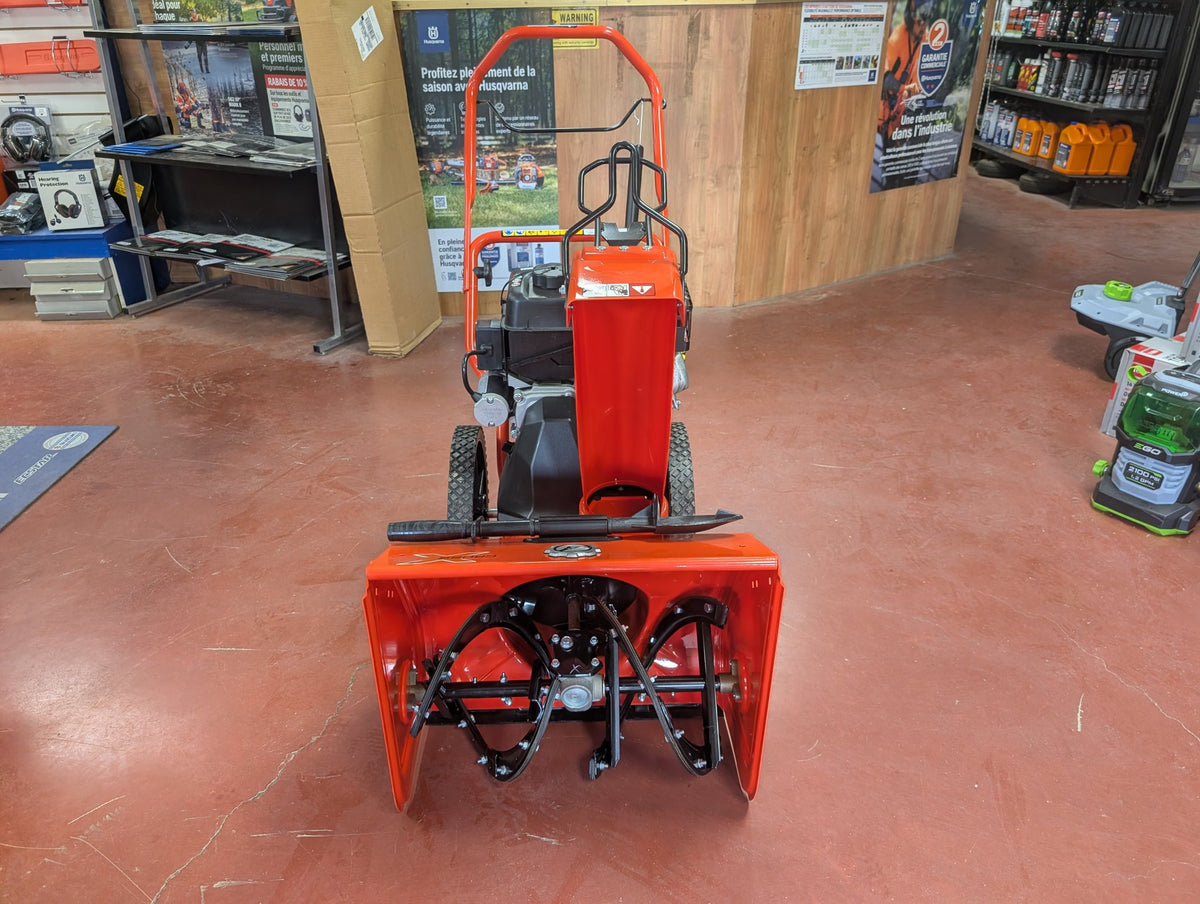 Used Ariens Crossover 20 snow blower, front and auger