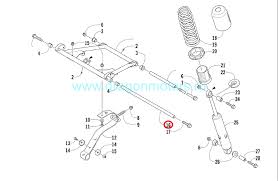 3604-604 AXLE.FRONT ARM-UPPER