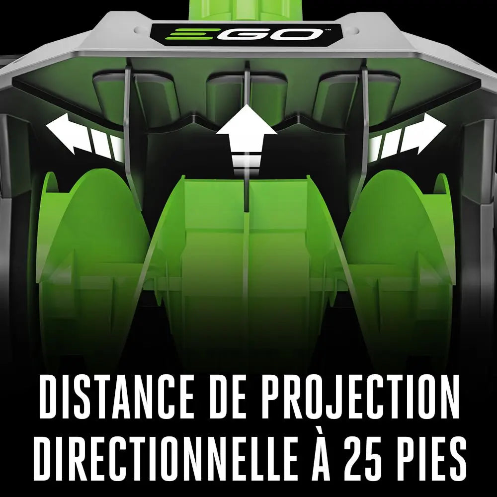 EGO Power+ 12' MultiHead Snow Shovel (4.0 Ah + Stand. Charg.) Garage