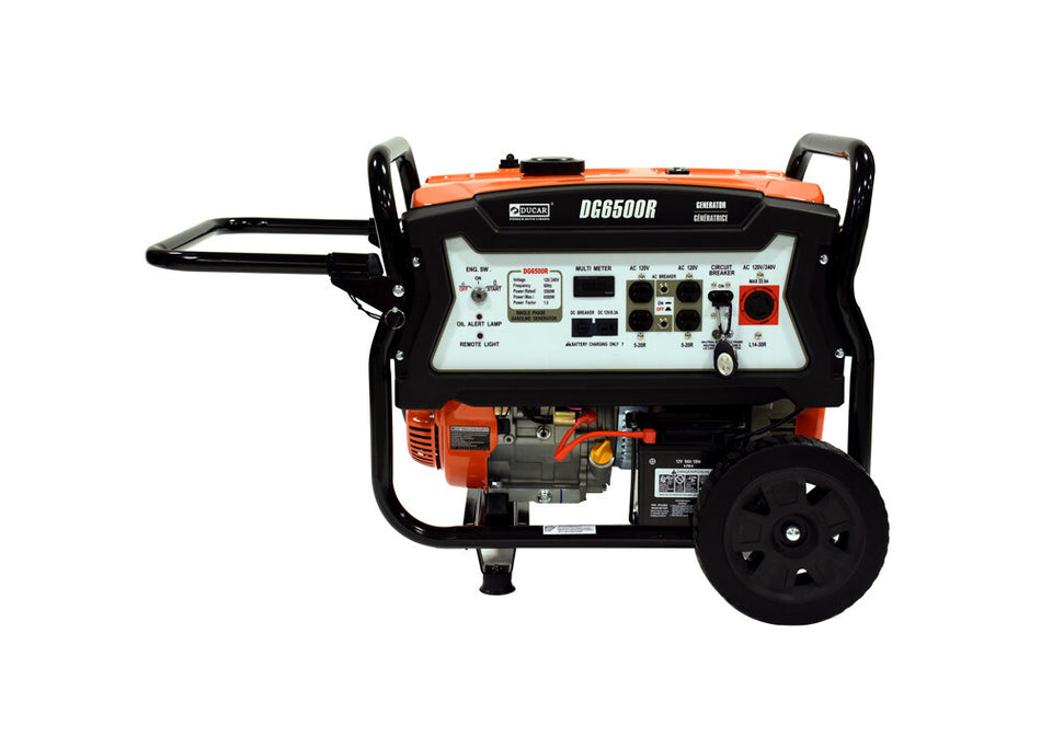 6500W DUCAR Generator - 13HP W/Remote starter