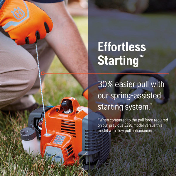 Husqvarna 330LK Coupe-bordure à essence, 28 cc, 2 temps, 20 pouces, avec accessoires 
