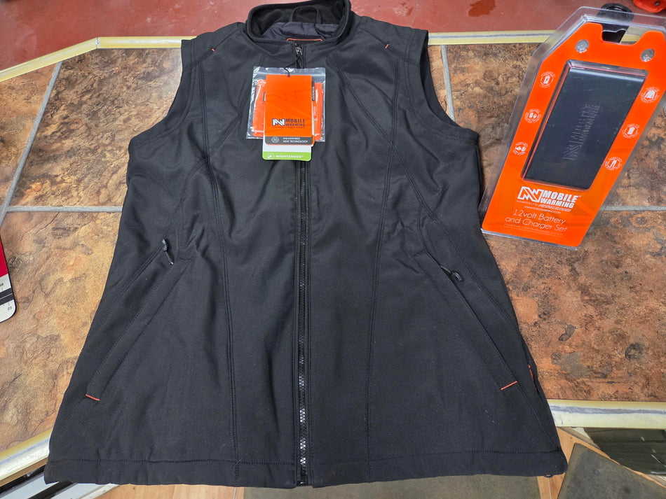 FIELDSHEER MOBILE WARMING DUAL POWER HEATED VEST LADIES LARGE