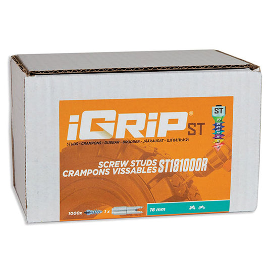 IGRIP STANDARD RACING STUDS 18MM 1000PK (ST-181000R)