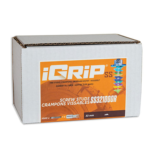 IGRIP SHOULDERED RACING TIRE STUDS 32MM 1000PK (SS-321000R)