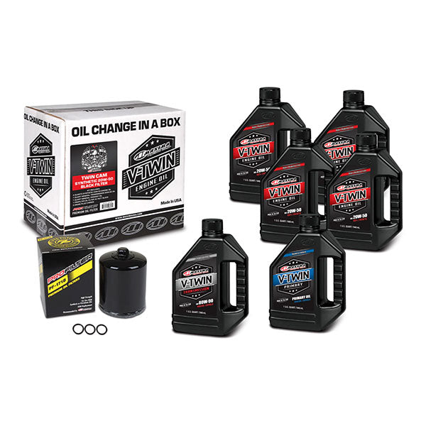 MAXIMA RACING OILS V-TWIN OIL FULL CHANGE KIT